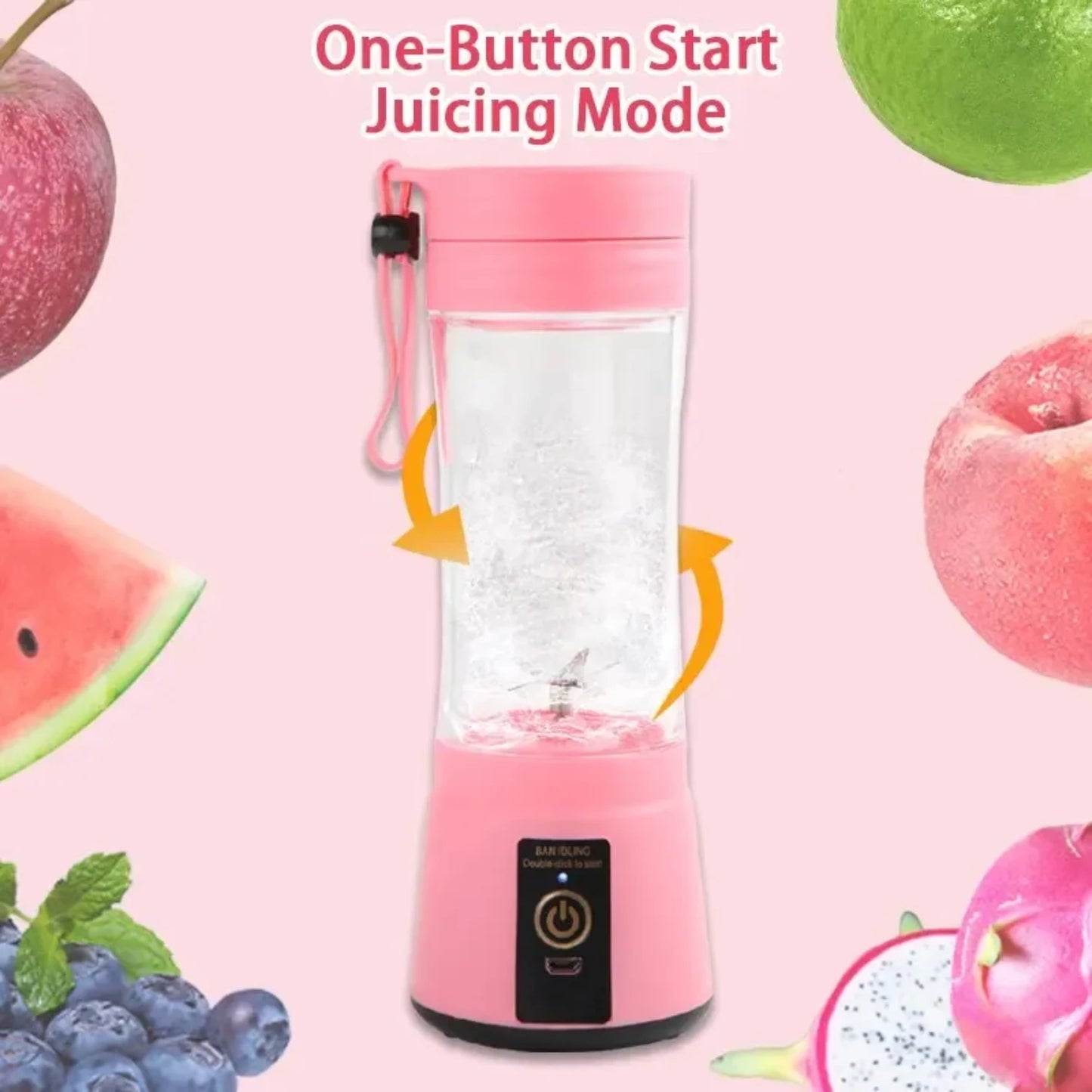 Portable USB Juicer - On-the-Go Blending of Refreshing Fruit Juices